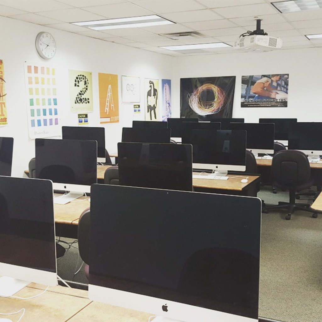 Visual Communication classroom at Brookhaven College