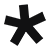 Karie Williams logo icon asterisk black